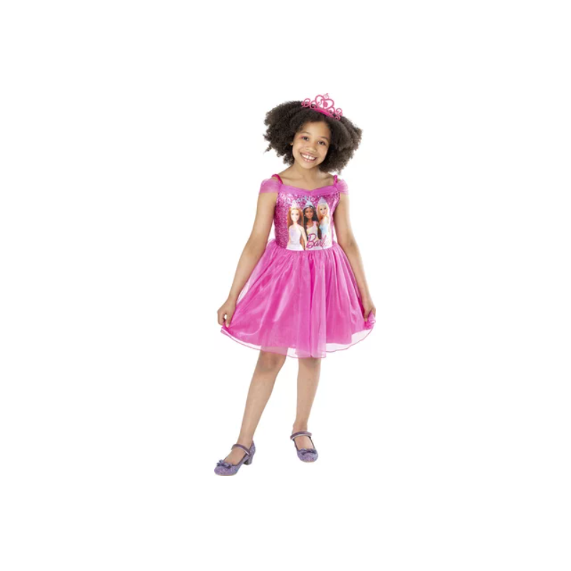 BARBIE - DEGUISEMENT PRINCESSE BARBIE TAILLE M 5-6 ANS