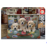 PUZZLE 500 PIECES DES CHIOTS DANS LES BAGAGES